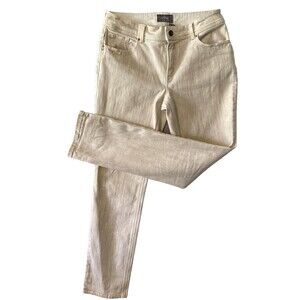 Chico’s Women’s Pants So slimming Strech Cream Casual Pant Size 0.5